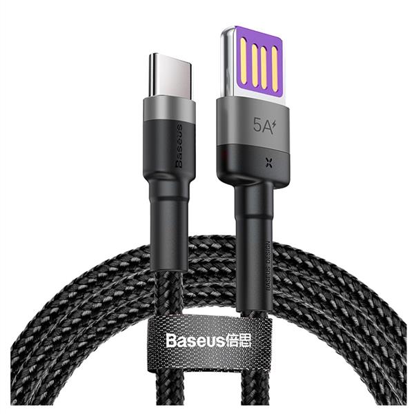 کابل تبدیل USB به Type-C باسئوس مدل Cafule HW Quick Charging CATKLF-P طول 1 متر